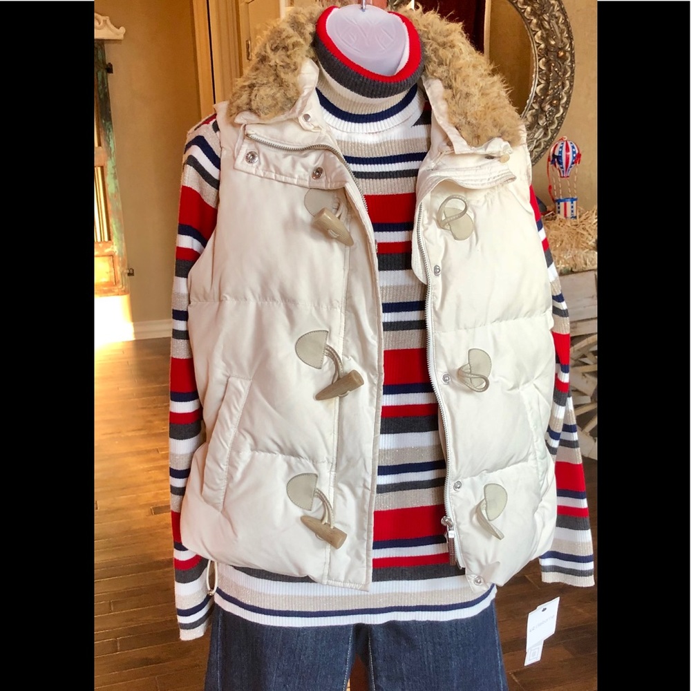 NWT Liz Claiborne rib turtleneck sweater size M